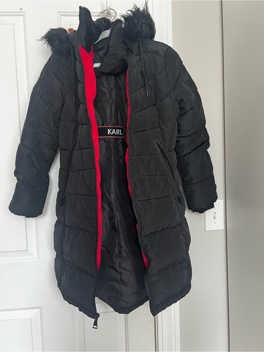 Karl Lagerfeld Paris Puffer Coat